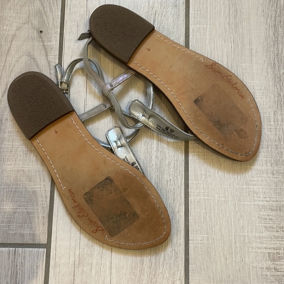 Sam Edelman silver sandals - Picture 2 of 2
